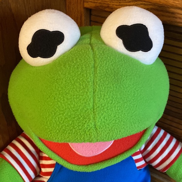 Vintage Muppet Babies Kermit the Frog Plush 27” Tall Year 2004 Sesame Street - Picture 2 of 8